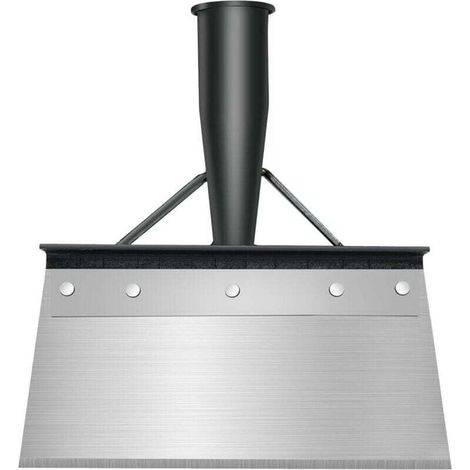 Pala da giardinaggio, attrezzi da giardino, pala multifunzionale per la pulizia, dispositivo per diserbo, raschietto a percussione, per spazi esterni, casa, fattoria (21 cm senza manico in legno) (1/4)