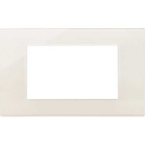 Placca 4m serie Linea Vimar 4 posti reflex canapa 30654.41 (1/2)