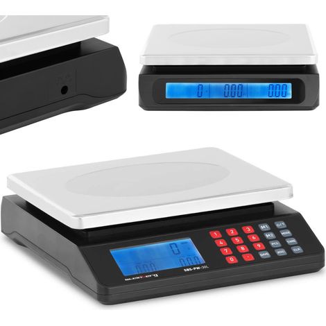Bilancia da banco LCD per negozio, magazzino o bilance di pesatura 30 kg / 1 g (1/5)