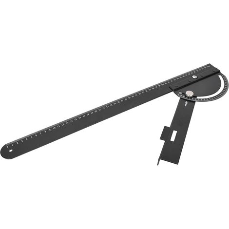 Règle de guidage mobile multifonctionnelle de 550 mm, outil de travail du bois pour la mesure des longueurs et des angles (1/5)