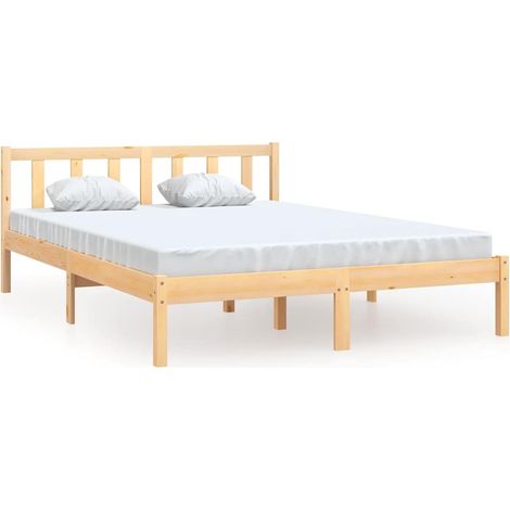 Maison Exclusive - Estructura de cama sin colchón madera maciza 1 (1/5)
