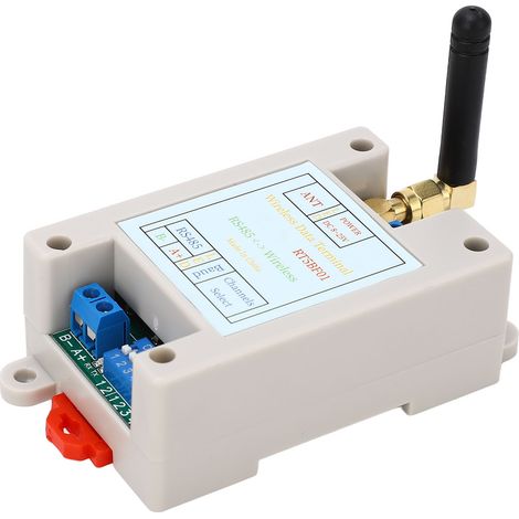 Module émetteur-récepteur sans fil 433 MHz DC 8-25V VHF UHF Radio RF UART RS485 pour RTU domotique maison connectée (1/5)