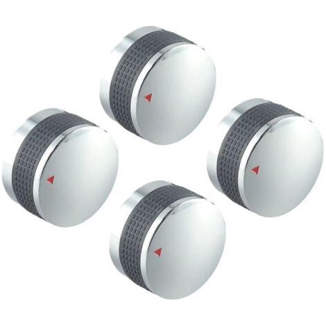 Ensemble de 4 boutons de commande pour barbecues à gaz, 58 mm et 50 mm, pièces de rechange pour outils de jardin et barbecues. Durable - AquaForge (1/3)