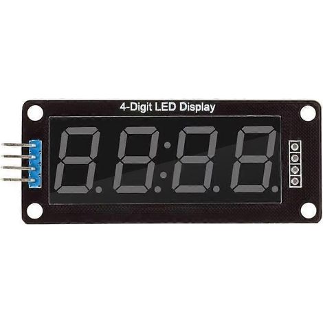 Module d'affichage LED TM1637, tube à 4 chiffres, 7 segments, indicateur d'horloge 0,56 pouce, rouge (1/5)