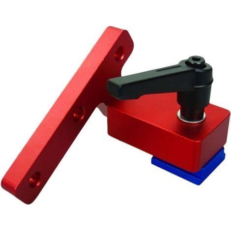 mitre Piste Stop t-Nut t Pistes Bois Bricolage Manuel Outil Outils mitre de Protection Durable t-Slot t-Pistes en Utilisation kit de poignée Rapide pour 30mm t-Piste Main (1/4)