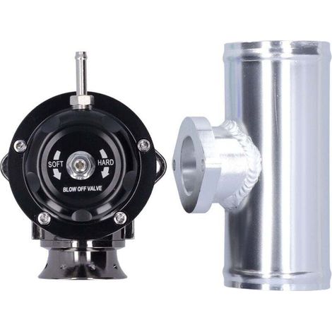 Billet Aluminum Turbine Blow Off Valve 2.5 inch Flange Type RS Universal (Black) MUMU (1/4)
