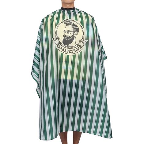 Tablier de coiffure professionnel, blouse respirante pour salon de coiffure (vert) (1/5)