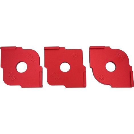 Eosnow Gabarit de positionnement de demi-cercle pour rayon d'angle QuickJig, outil de coupe, 3 pièces (1/4)