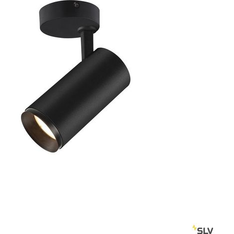 Plafonnier LED NUMINOS® M intérieur noir/noir LED 201W 60° UGR 22 - SLV - 1004492 (1/4)