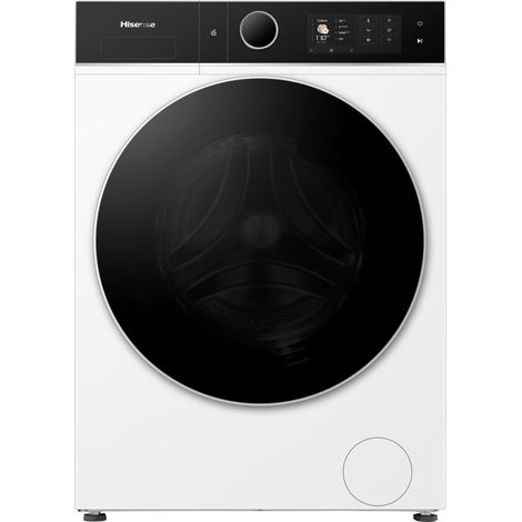 Hisense WD5I1245BWRH. Tipo di carica: Caricamento frontale, Posizionamento dell'apparecchio: Libera installazione, Colore del prodotto: Bianco. Capacità di asciugatura: 8 kg, Velocità di centrifuga... (1/4)