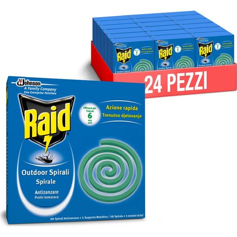 Raid Spirali Antizanzare Johnson 10 Pezzi (1/5)