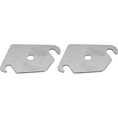 Plaque d'obturation de remplacement pour vanne EGR Ford Fiesta Focus C-max Fusion - Argent (1.4 1.6 Tdci, 2 plaques) (1/5)