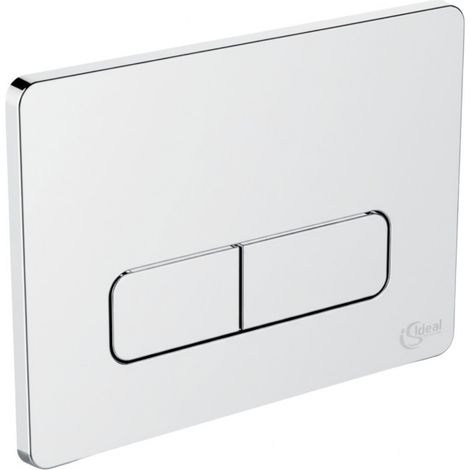 Plaque de commande WC W3709AA Ideal Standard, double touche, chromé