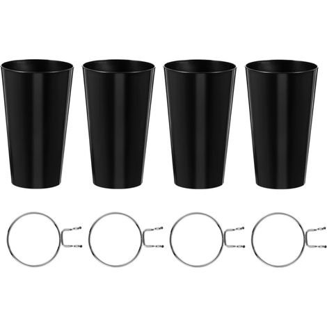 et coupelles pour panneau perforé lot de 4 en métal Ø 8 cm (1/5)