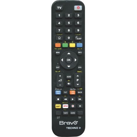 Bravo TELECOMANDO PROGRAMMABILE PER TV-DVD/VRC/DTT-SAT/SKY TECHNO 3