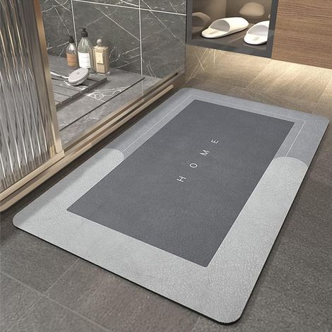 Superabsorbierende Fußmatte, fleckenabweisend, Badematte aus Memory-Schaum, rutschfeste Duschmatte, [773] (1/2)