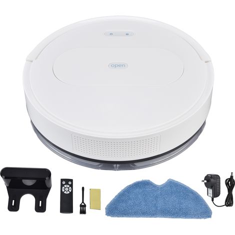 Balai智能3-en-1 blanc 1800Pa, aspirateur robot automatique avec télécommande et contrôle APP, prise AU 100-240V (1/5)