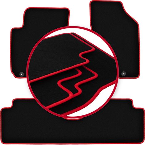 Tapis de voiture CARLUX-RED pour : Kia Sportage II SUV (2004-2010) (1/5)