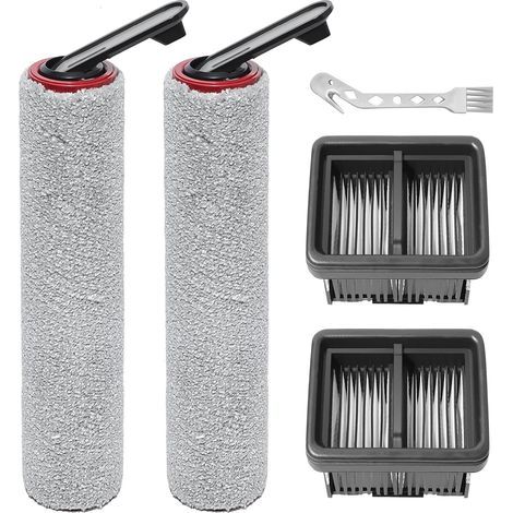 Brush Rolls, 2 HEPA Filters, Microfiber, For Dreame Wet and Dry Vacuum Cleaner (1/5)