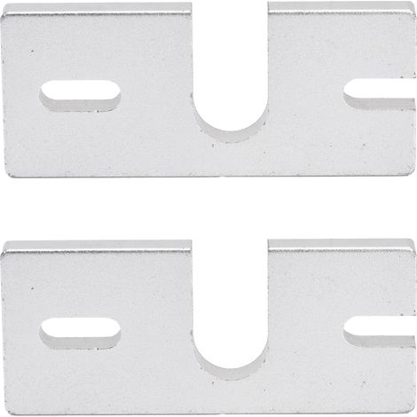 Lot de 2 supports de fixation rectangulaires en alliage d'aluminium pour tête d'impression 3D Reprap V6 (1/5)