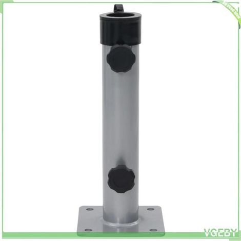 Base de parasol - FAFEICY - 4003374 - Ø38/48 mm - Acier avec revêtement poudre - Argenté (1/5)