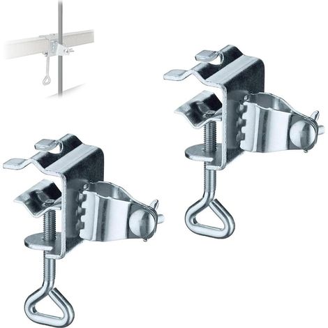 Stück Sonnenschirmständer Balkongeländer, Ø 19-32mm Einstellbar Sonnenschirm Halterung ohne Bohren aus Verzinktem, Sonnenschirmhalter Balkongeländer für Gartenschirm Geländer Tische Stühle (1/5)
