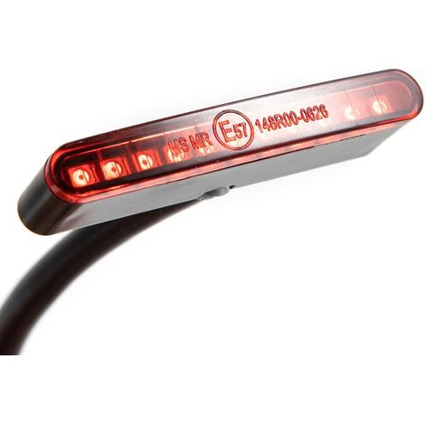 Mini Moto Feu Arrière LED Moto Feux stop Lampe de Frein pour Scooter ATV Cafe Racer Bobber Feux Arrière (Rouge) (1/5)