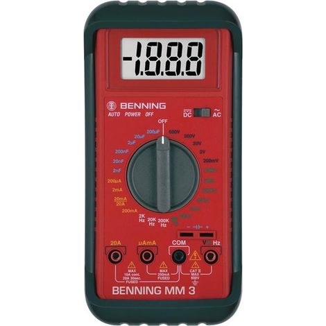 Multimeter MM 3 0,1 mV-600 V AC/DC RMS