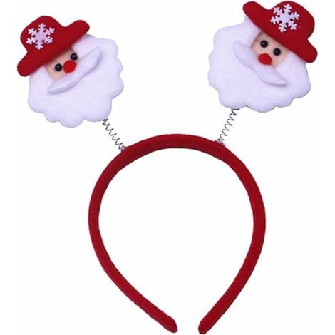 4 Pièces Bandeau De Cheveux Cerceaux De Cheveux De Noël Adultes Bandeaux D'Animaux Lumineux De Renne D'Élan De Noël x De Attaches De x (1/5)