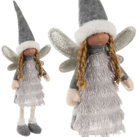 Fata - statuetta natalizia grigia Ruhhy 22343 (1/5)