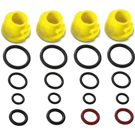 Replacement O-ring kit for Kärcher pressure washer accessories, air nozzle and O-ring kit for Kärcher pressure washer, compatible with models K1/K2/K3/K4, YMYNY