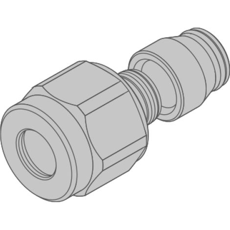 Raccordo gas a stringere tc 3/4 x 14mm k2 teco k0cr1401 (1/2)