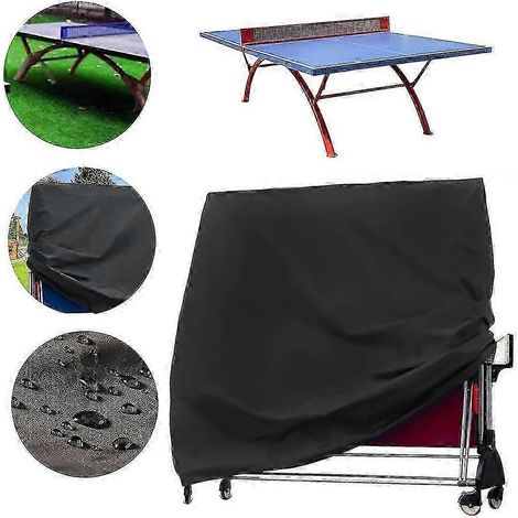 Housse de table de ping-pong extérieure imperméable et résistante à la poussière, 165 x 70 x 185 cm (1/5)