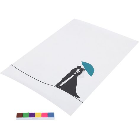 Atelier créatif de peinture d'empreintes digitales pour invités - Idée cadeau originale pour mariage ou anniversaire (1/5)