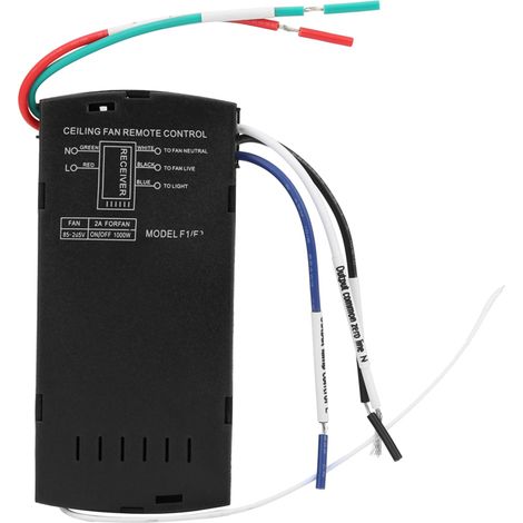 Télécommande Universelle Intelligente Sans Fil pour Ventilateur de Plafond et Lumière avec Fonction Timing 85V‑260V (1/5)