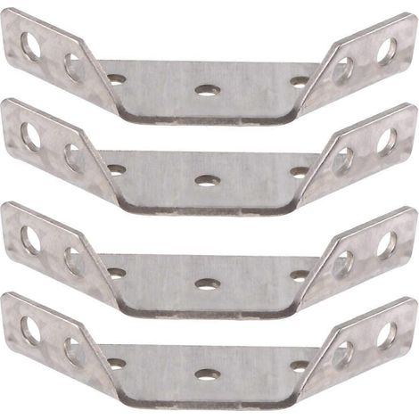 équerres de fixation multifonctionnelles en acier inoxydable à angle droit pour meubles et panneaux en bois (1/4)