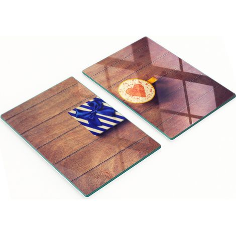 Taglieri e vassoi decorativi in vetro, idea regalo per il caffè, 2x40x52 cm (1/5)