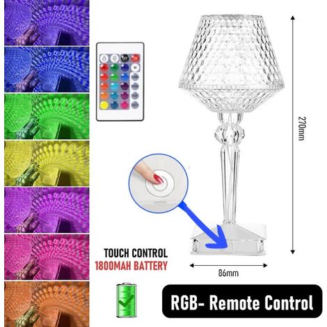 Lampe de bureau tactile USB (télécommande 16 couleurs), lampe de lecture protectrice pour les yeux, lampe décorative (1/5)