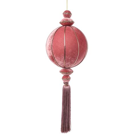 ARPIMEX Sfera Natale con Decoro 24 x 24 x 74 Cm Rosa