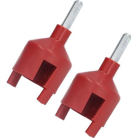 manchon d'isolateur de clôture électrique en plastique 2 pièces isolant de clôture électrique manchon de montage ESTINK -UNE (1/4)