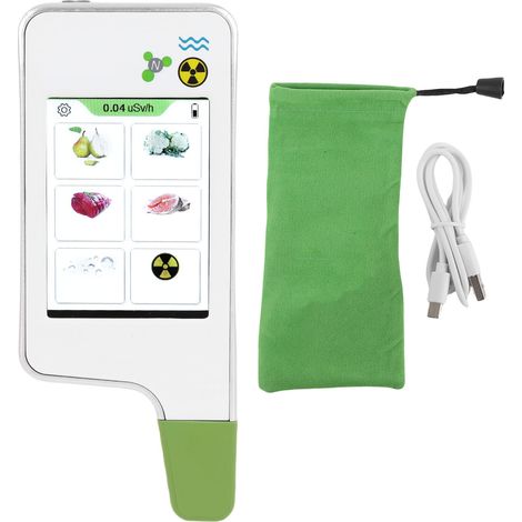 Détecteur de sécurité alimentaire, affichage couleur TFT, rayonnement nucléaire Rechargeable pour l'eau et la santé à domicile (1/5)