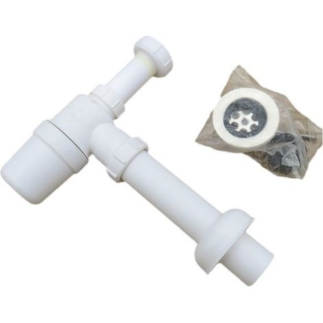40 mm réglable en hauteur avec prise machine à laver, blanc (1/5)
