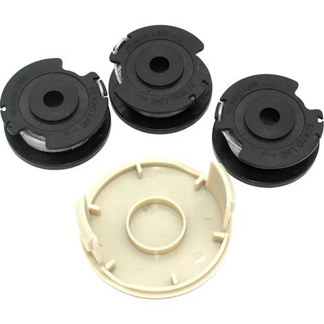 Compatible avec Ryobi RLT36 P2000 RLT18 P2001 P2002 P2003 P2004 P2005 P2006 P2200 RLT1825Li RLT1830H13, bobine de ligne + protecteur.