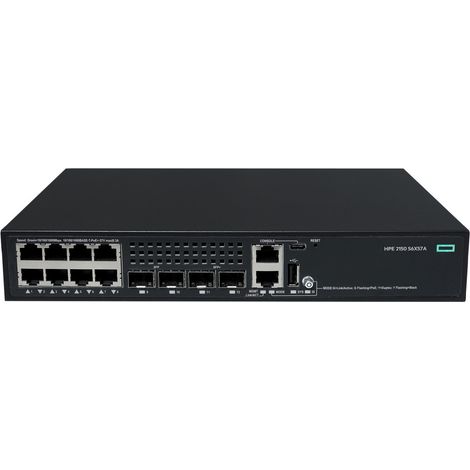 HPE Networking CW 2150 8p 10M/100M/1G PoE+ 2p SFP 1G 2p SFP+ 1G/10G 125W Switch (1/5)