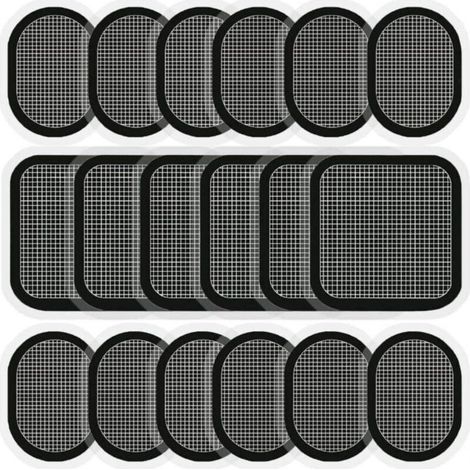18 Pièces Électrode de Ceinture.Compatible avec Abs Series. Électrode de Rechange pour Ceintures Musculation Abdominales (1/4)