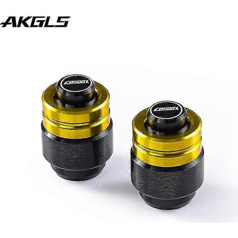 Accessoires pour Honda CB500X, CB 500 X et CB 5000X : support latéral de repose-pied, renfort, extension et cache-valve de pneu – doré (1/5)