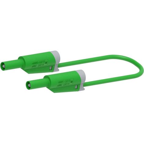 Electro PJP 2710-IEC-CD1-100V Cordon de mesure Banane mâle 4 mm Banane mâle 4 mm 1.00 m vert 1 pc(s) (1/2)