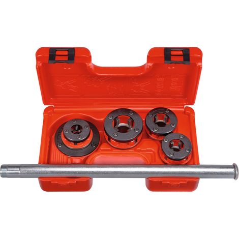 ROTHENBERGER SUPER CUT-Set, BSPT R, 3/8-1/2-3/4-1" - 070782X. Set ROTHENBERGER SUPER CUT, BSPT R, 3/8-1/2-3/4-1" - 070782X. (1/5)