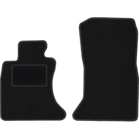 Alfombrillas delanteras para BMW 5 F11 xDrive station wagon, touring (2010-2013) negras (1/5)