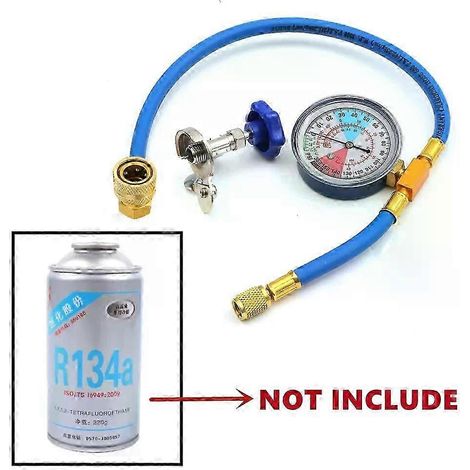 Kit de recharge de gaz réfrigérant R134a pour climatisation automobile (1/5)